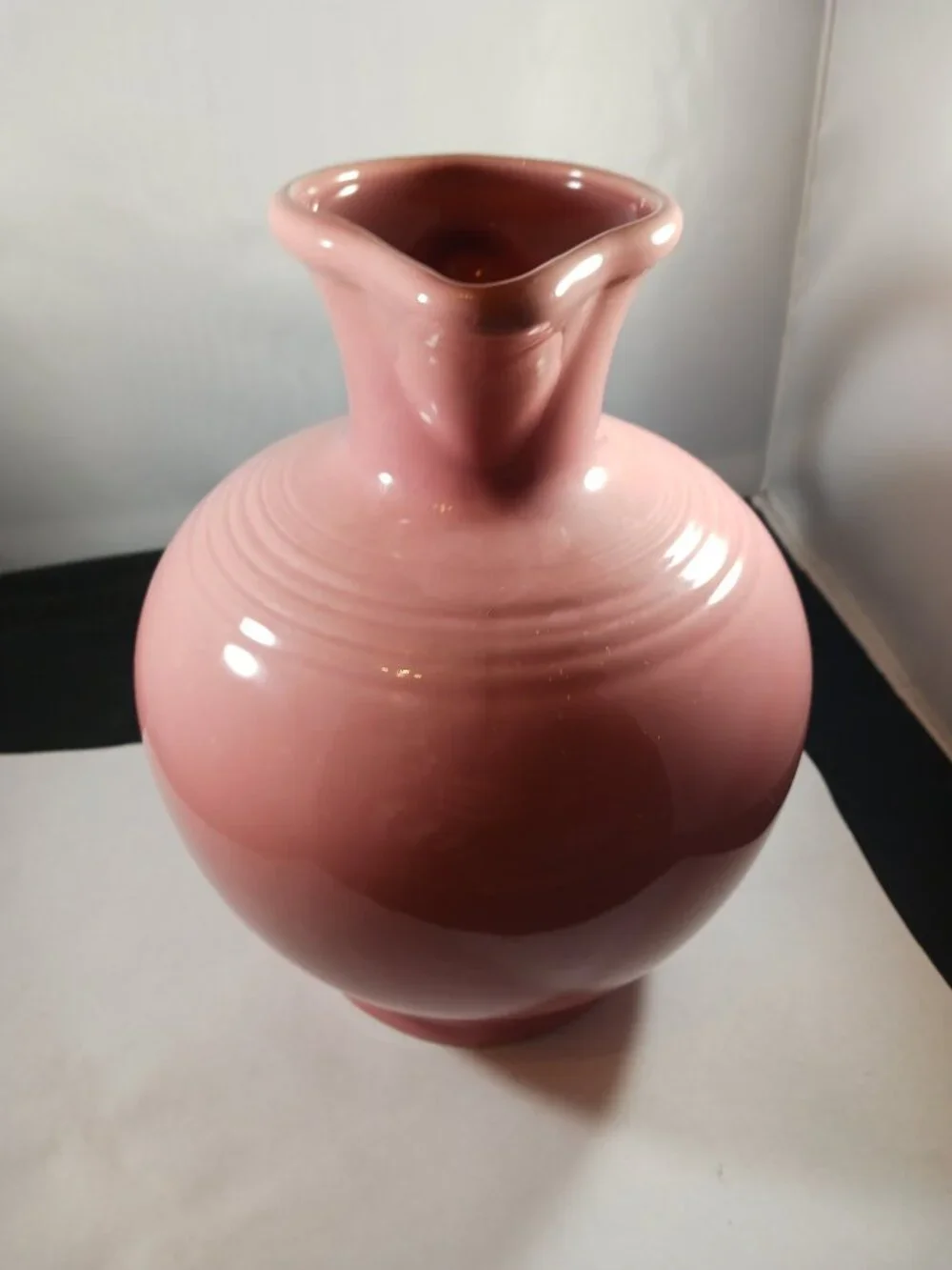 Vintage Fiesta Ware Pink Carafe